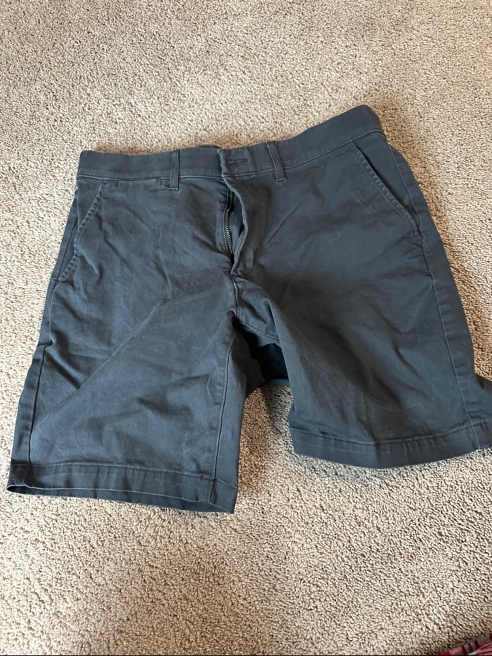 Sonoma Men's Dark Charcoal Flat-Front Shorts
